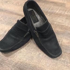 To Boot NY Adam Derrick Dark Navy Suede Drivers